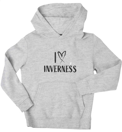 I love Inverness children's grey hoodie 12-13 Years