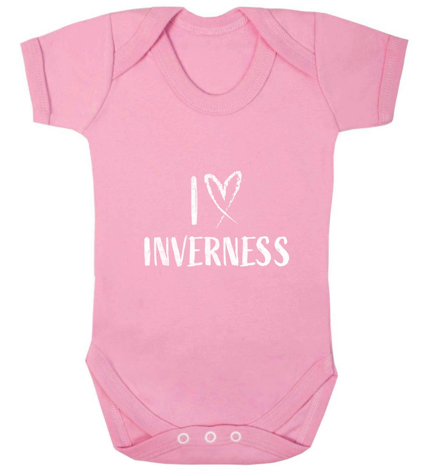 I love Inverness baby vest pale pink 18-24 months