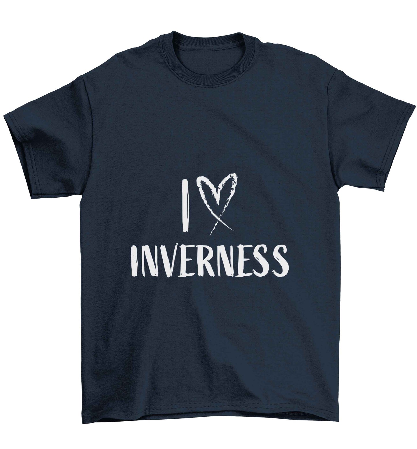 I love Inverness Children's navy Tshirt 12-13 Years