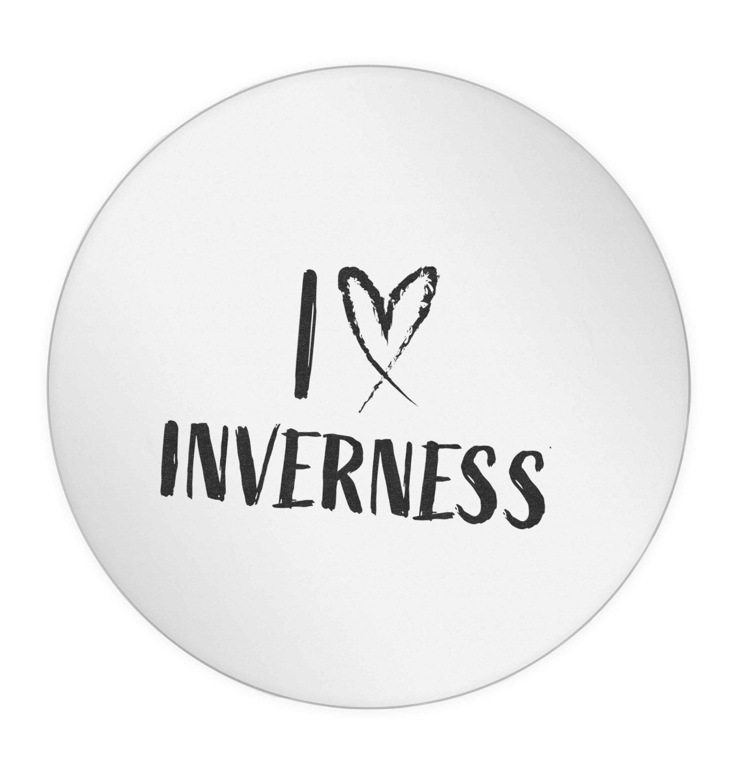 I love Inverness 24 @ 45mm matt circle stickers