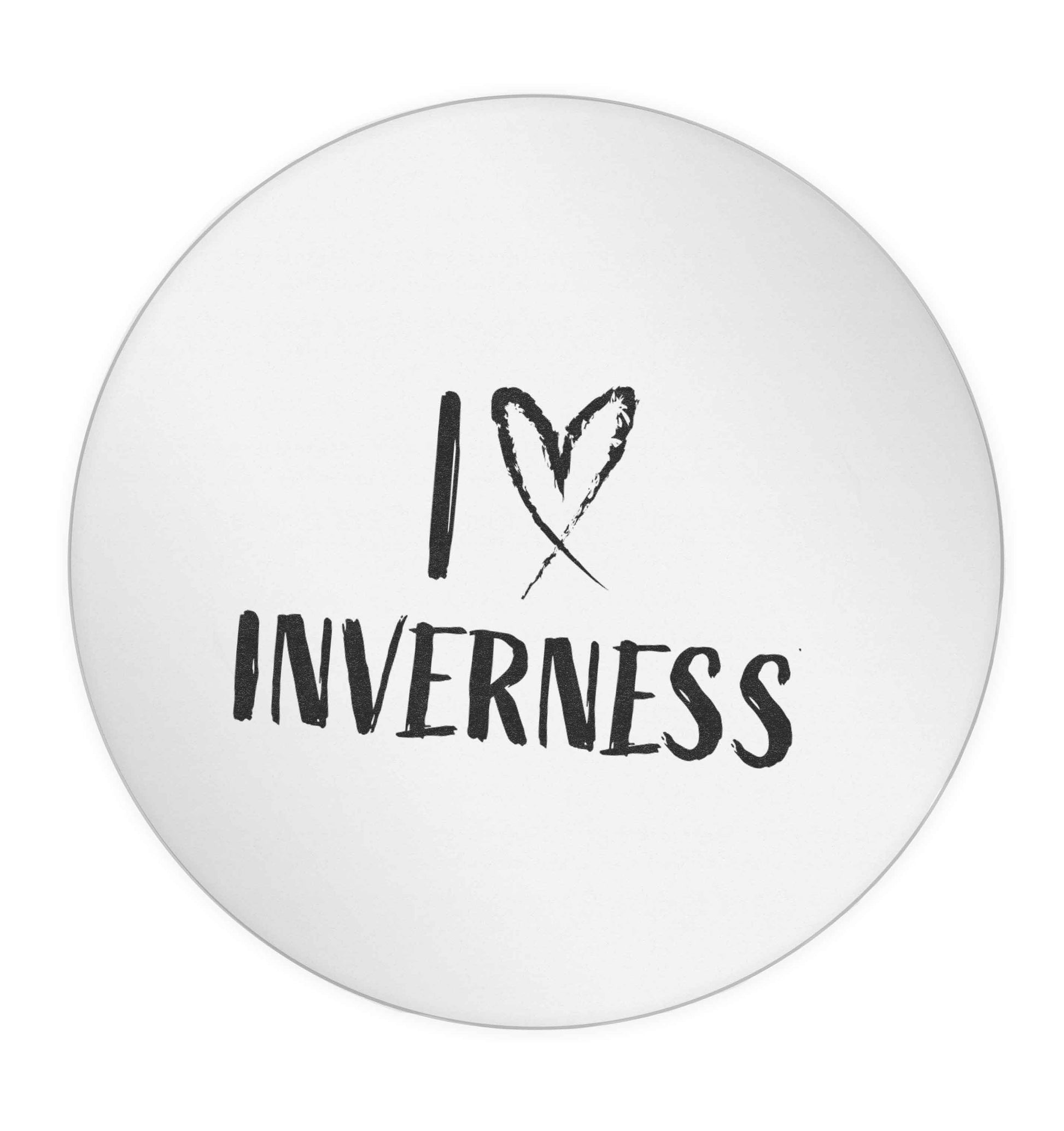 I love Inverness 24 @ 45mm matt circle stickers