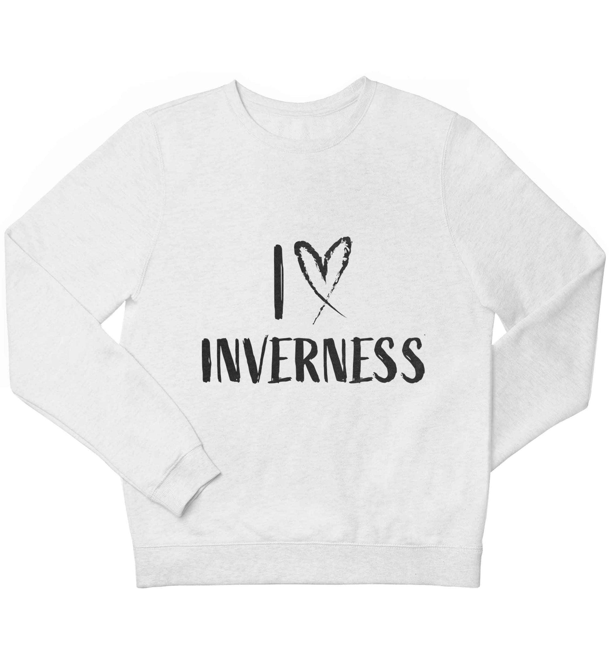 I love Inverness children's white sweater 12-13 Years
