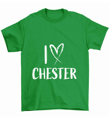 I love Chester Children's green Tshirt 12-13 Years