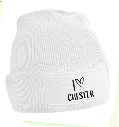 I love Chester beanie hat