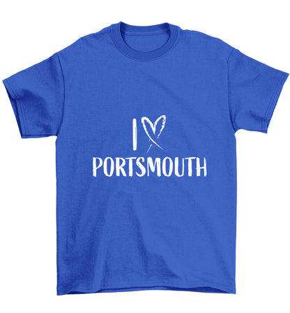 I love Portsmouth Children's blue Tshirt 12-13 Years