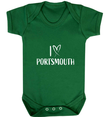 I love Portsmouth baby vest green 18-24 months