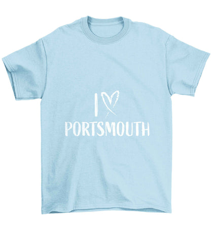 I love Portsmouth Children's light blue Tshirt 12-13 Years
