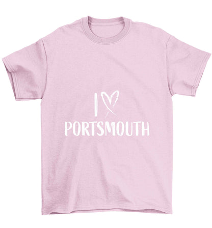 I love Portsmouth Children's light pink Tshirt 12-13 Years