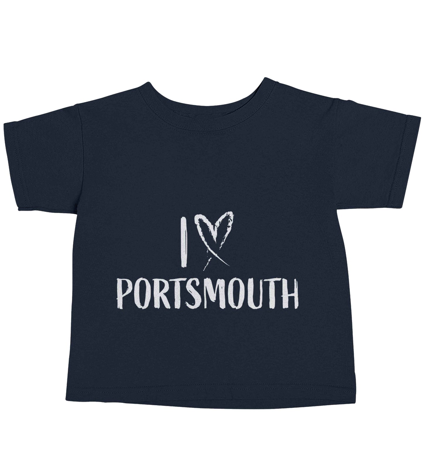I love Portsmouth navy baby toddler Tshirt 2 Years