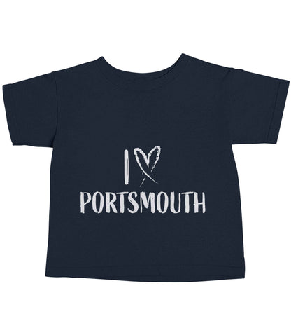 I love Portsmouth navy baby toddler Tshirt 2 Years
