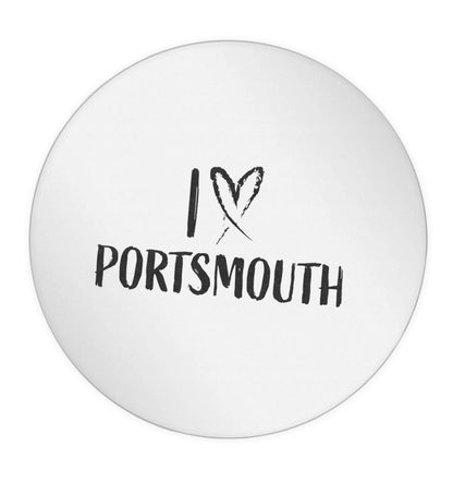 I love Portsmouth 24 @ 45mm matt circle stickers