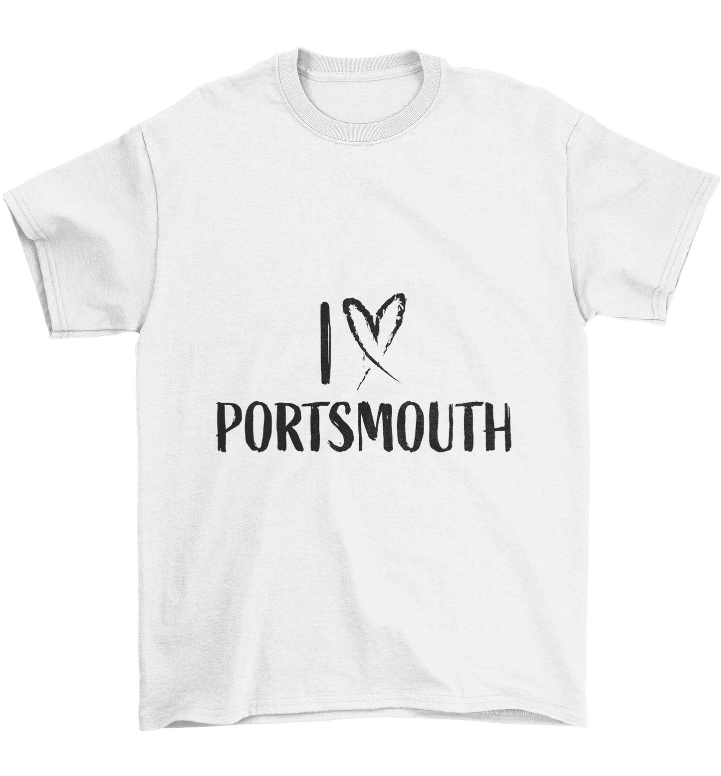 I love Portsmouth Children's white Tshirt 12-13 Years