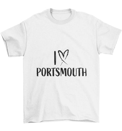 I love Portsmouth Children's white Tshirt 12-13 Years