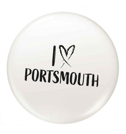 I love Portsmouth small 25mm Pin badge