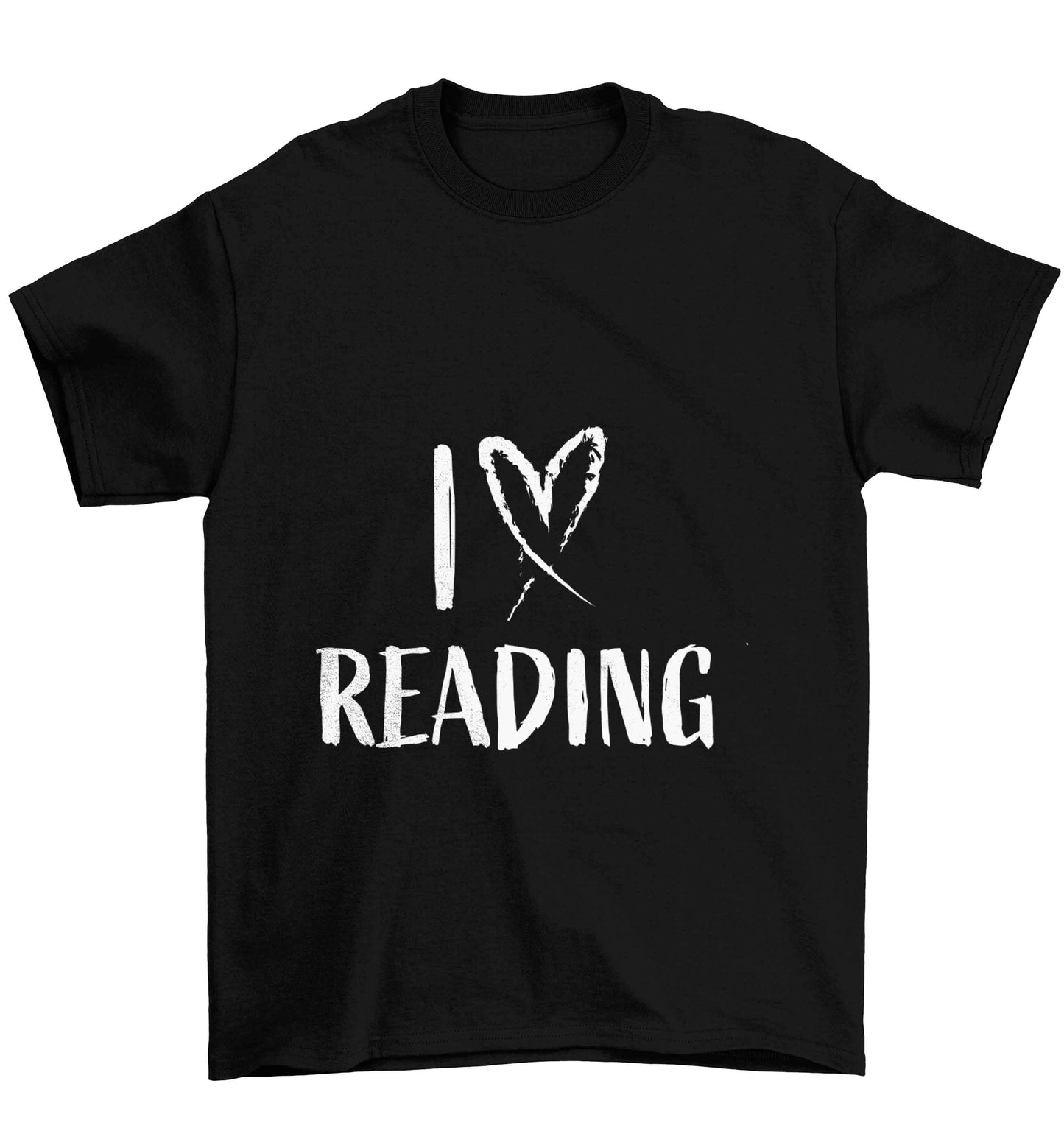 I love Reading Children's black Tshirt 12-13 Years