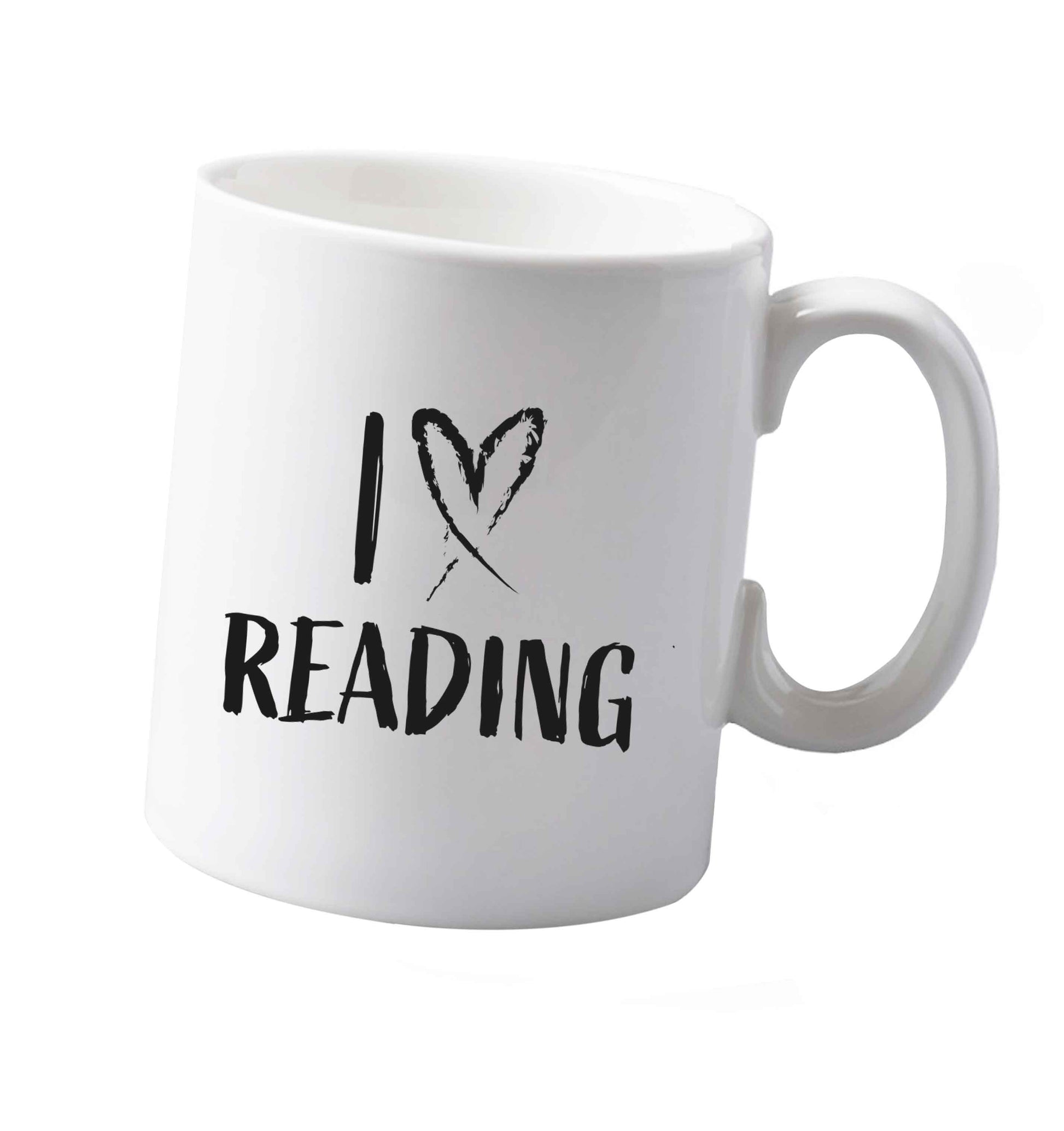 10 oz I love Reading ceramic mug both sides
