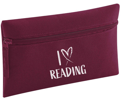 I love Reading pencil case
