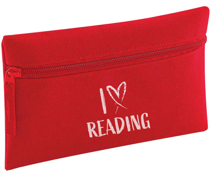 I love Reading pencil case