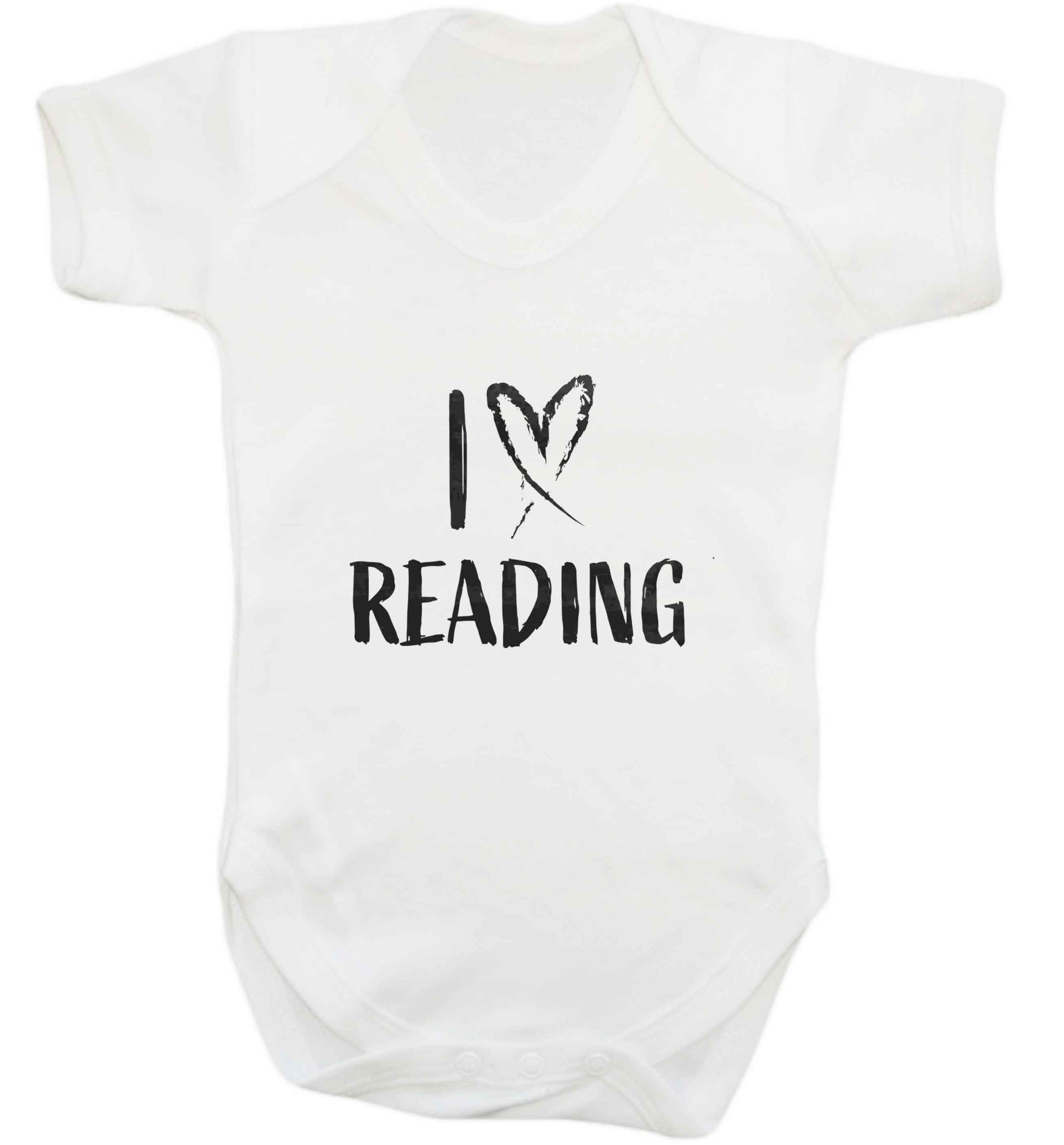 I love Reading baby vest white 18-24 months