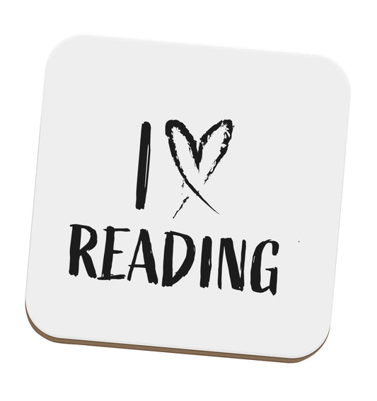 I love Reading set of four coasters