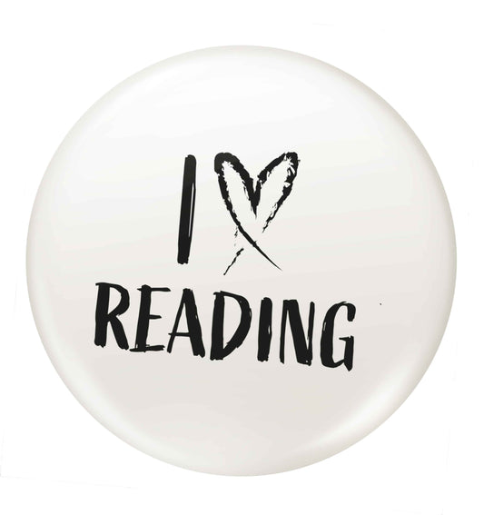 I love Reading small 25mm Pin badge