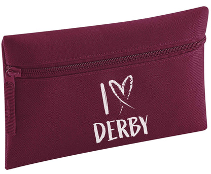 I love Derby pencil case
