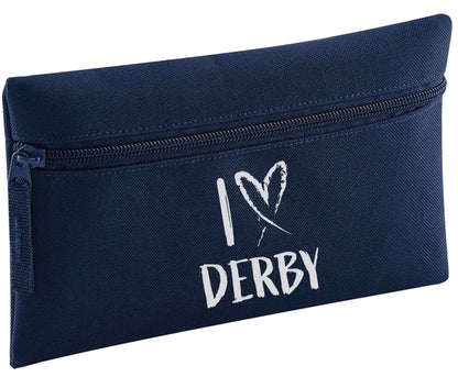 I love Derby pencil case