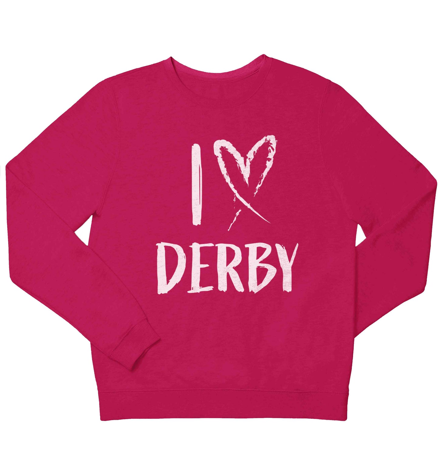 I love Derby children's pink sweater 12-13 Years