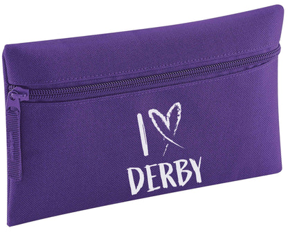 I love Derby pencil case