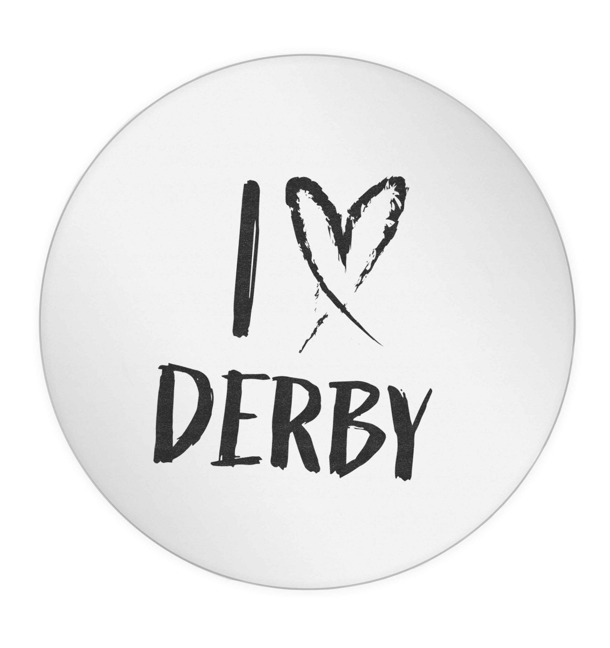 I love Derby 24 @ 45mm matt circle stickers