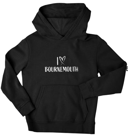 I love Bournemouth children's black hoodie 12-13 Years