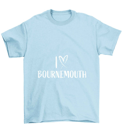 I love Bournemouth Children's light blue Tshirt 12-13 Years
