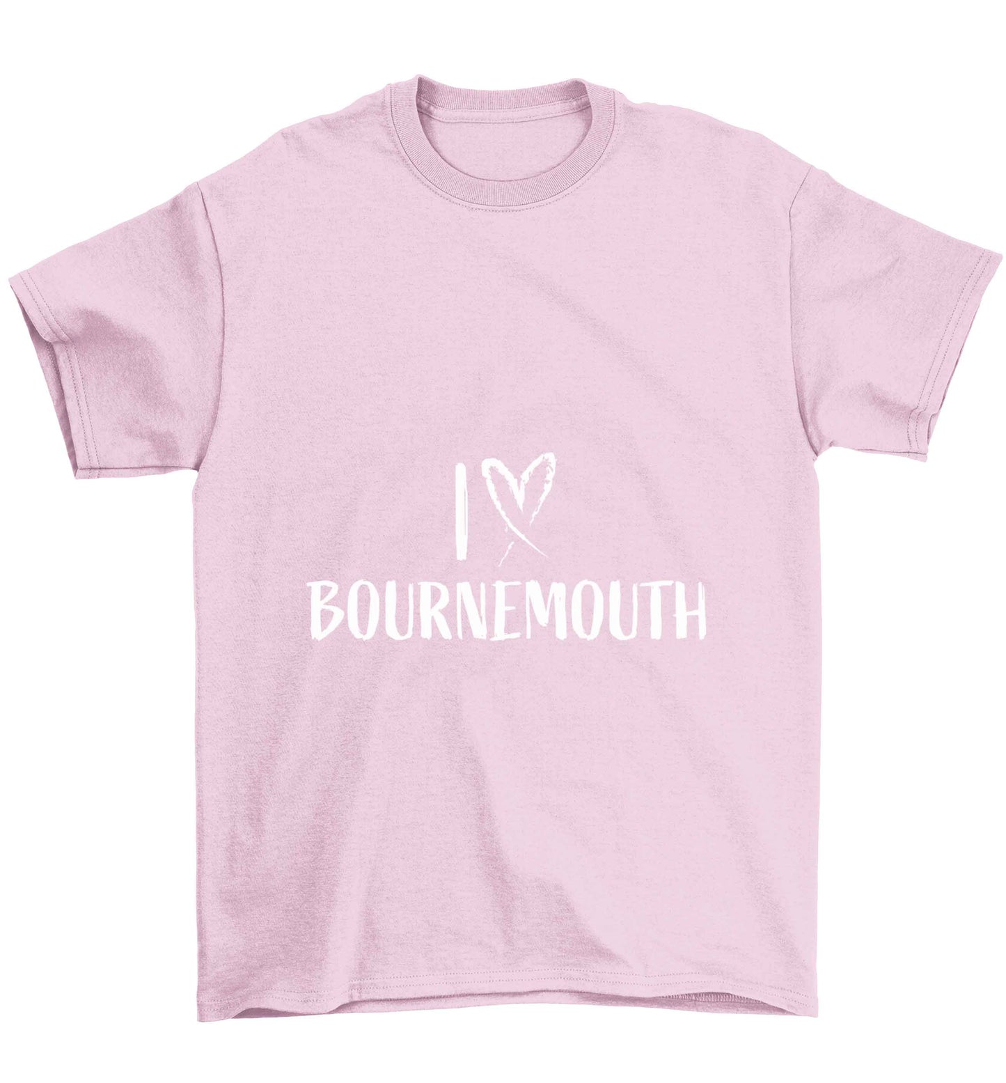 I love Bournemouth Children's light pink Tshirt 12-13 Years