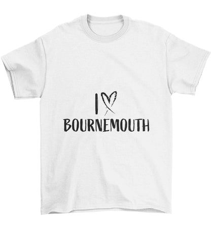 I love Bournemouth Children's white Tshirt 12-13 Years
