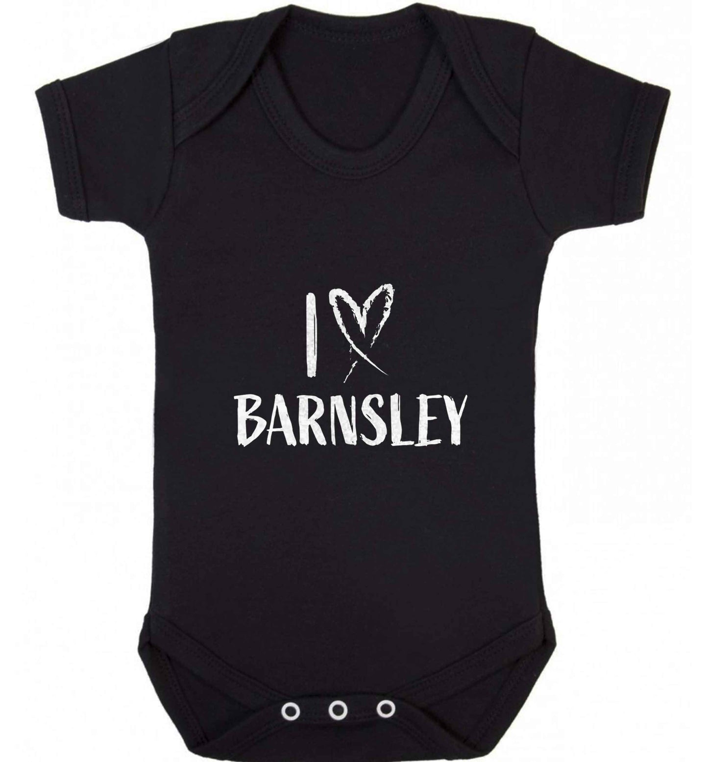 I love Barnsley baby vest black 18-24 months