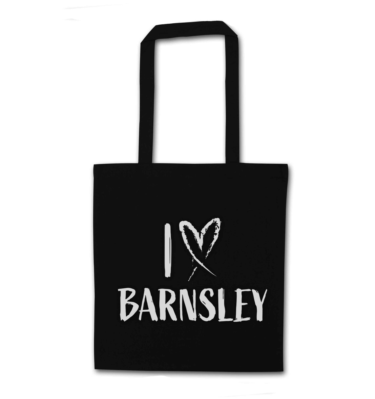 I love Barnsley black tote bag