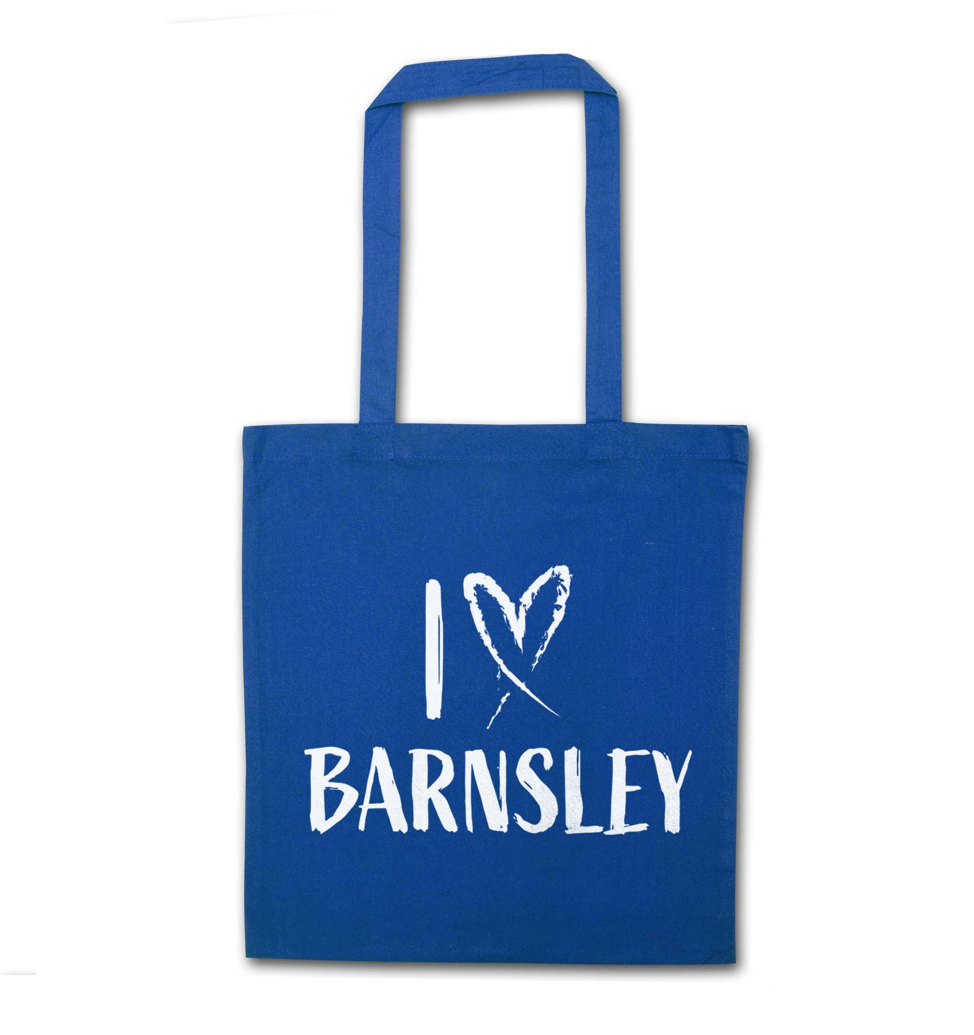 I love Barnsley blue tote bag