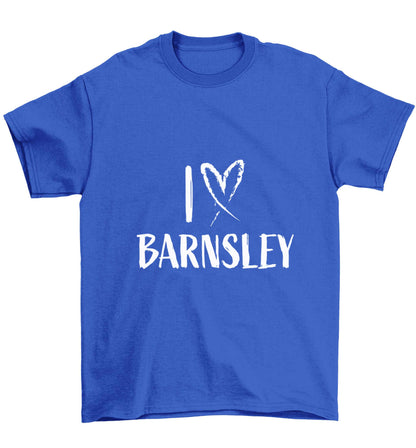 I love Barnsley Children's blue Tshirt 12-13 Years