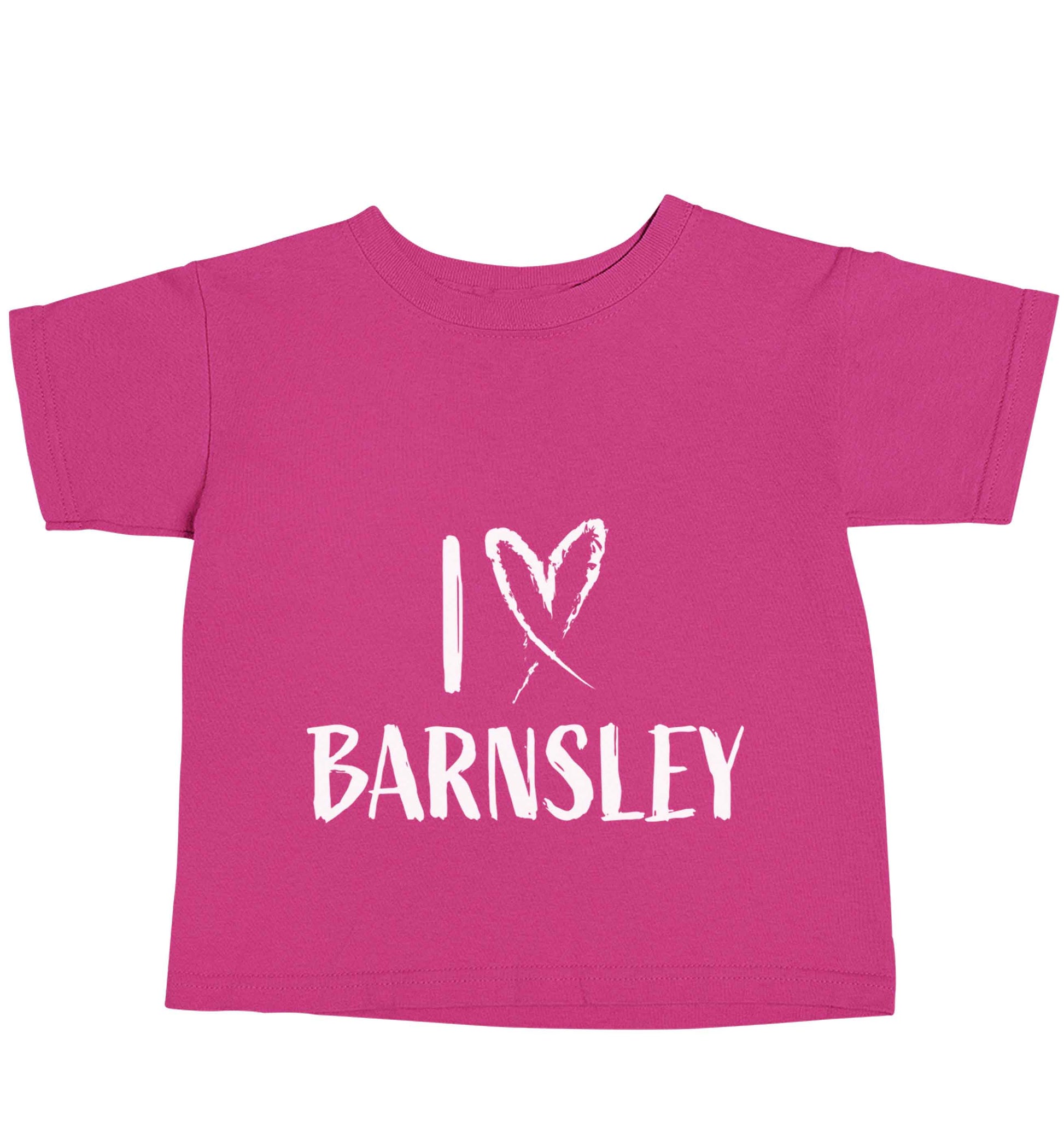 I love Barnsley pink baby toddler Tshirt 2 Years