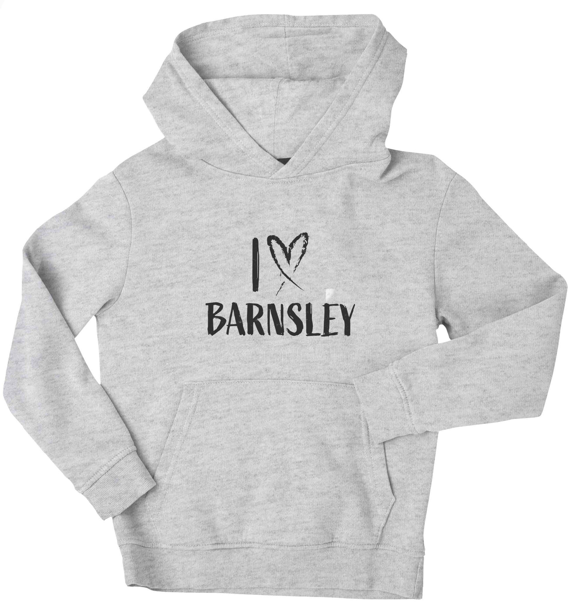 I love Barnsley children's grey hoodie 12-13 Years