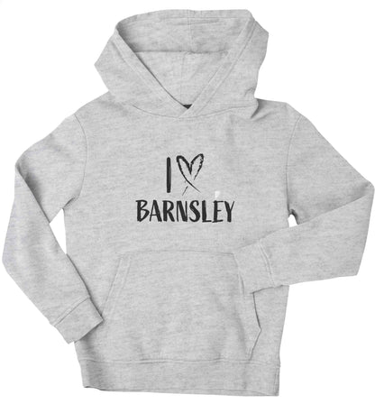 I love Barnsley children's grey hoodie 12-13 Years