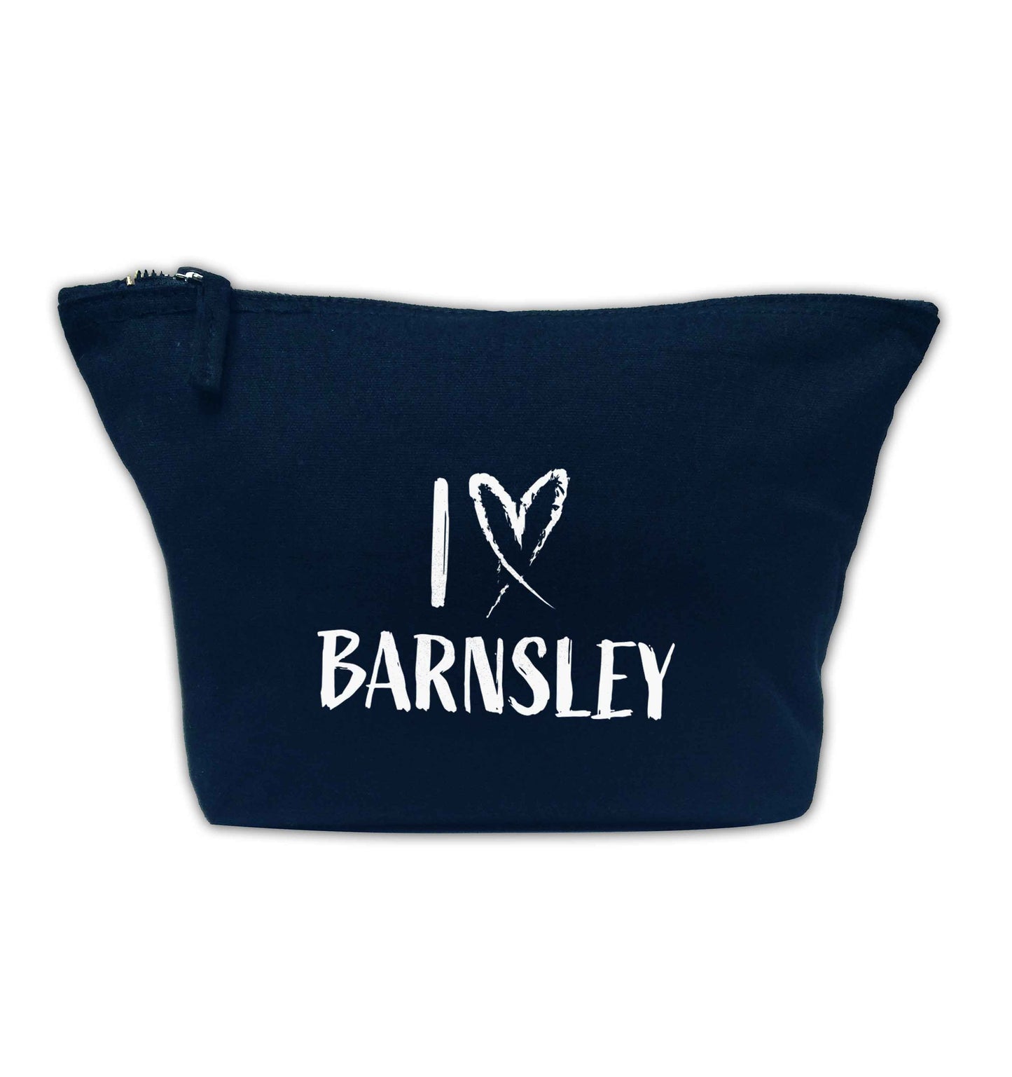 I love Barnsley navy makeup bag