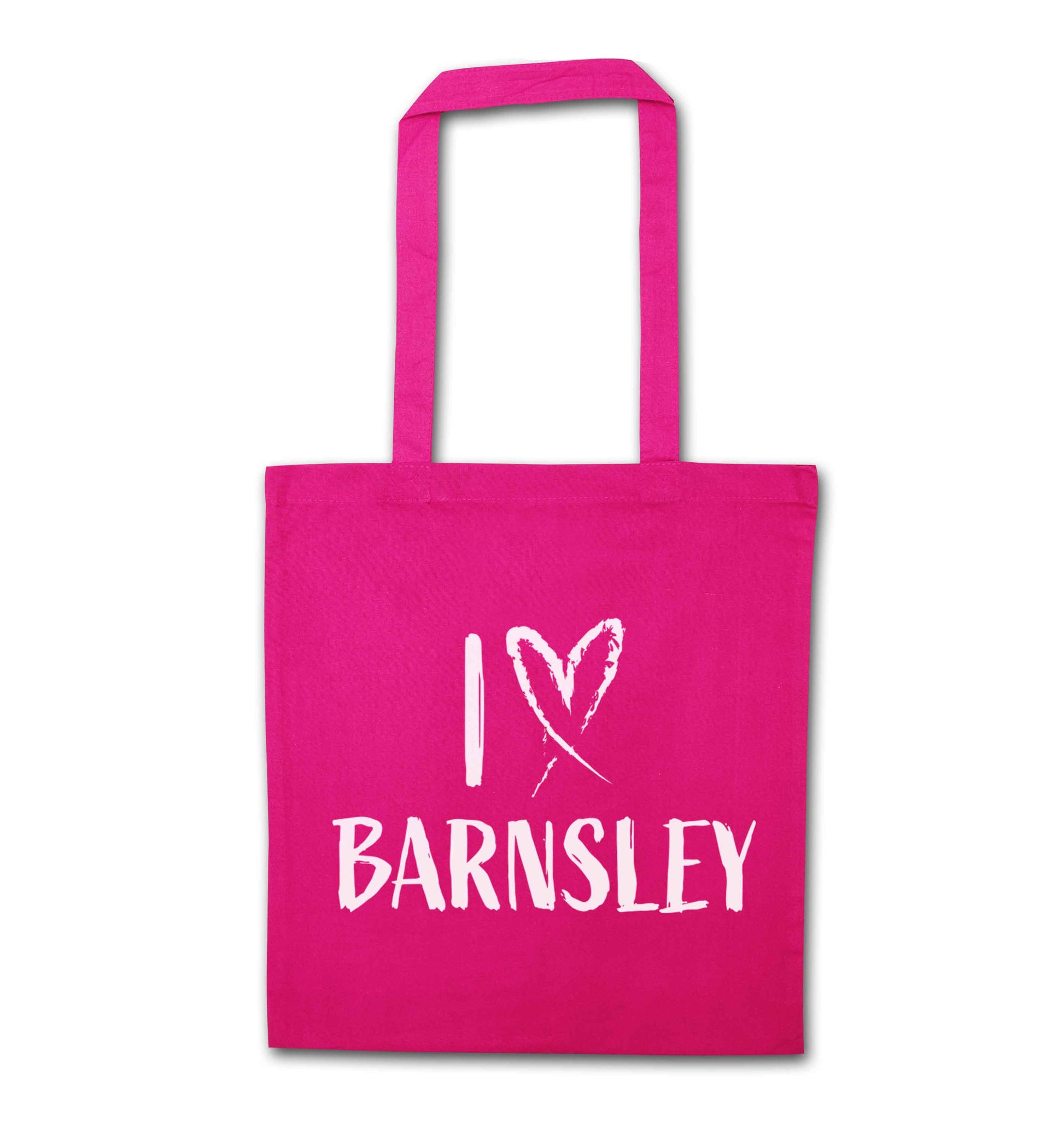 I love Barnsley pink tote bag