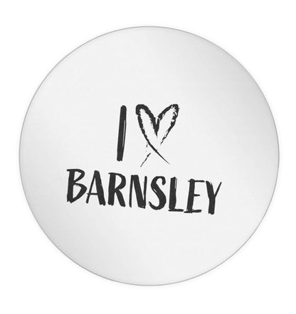 I love Barnsley 24 @ 45mm matt circle stickers