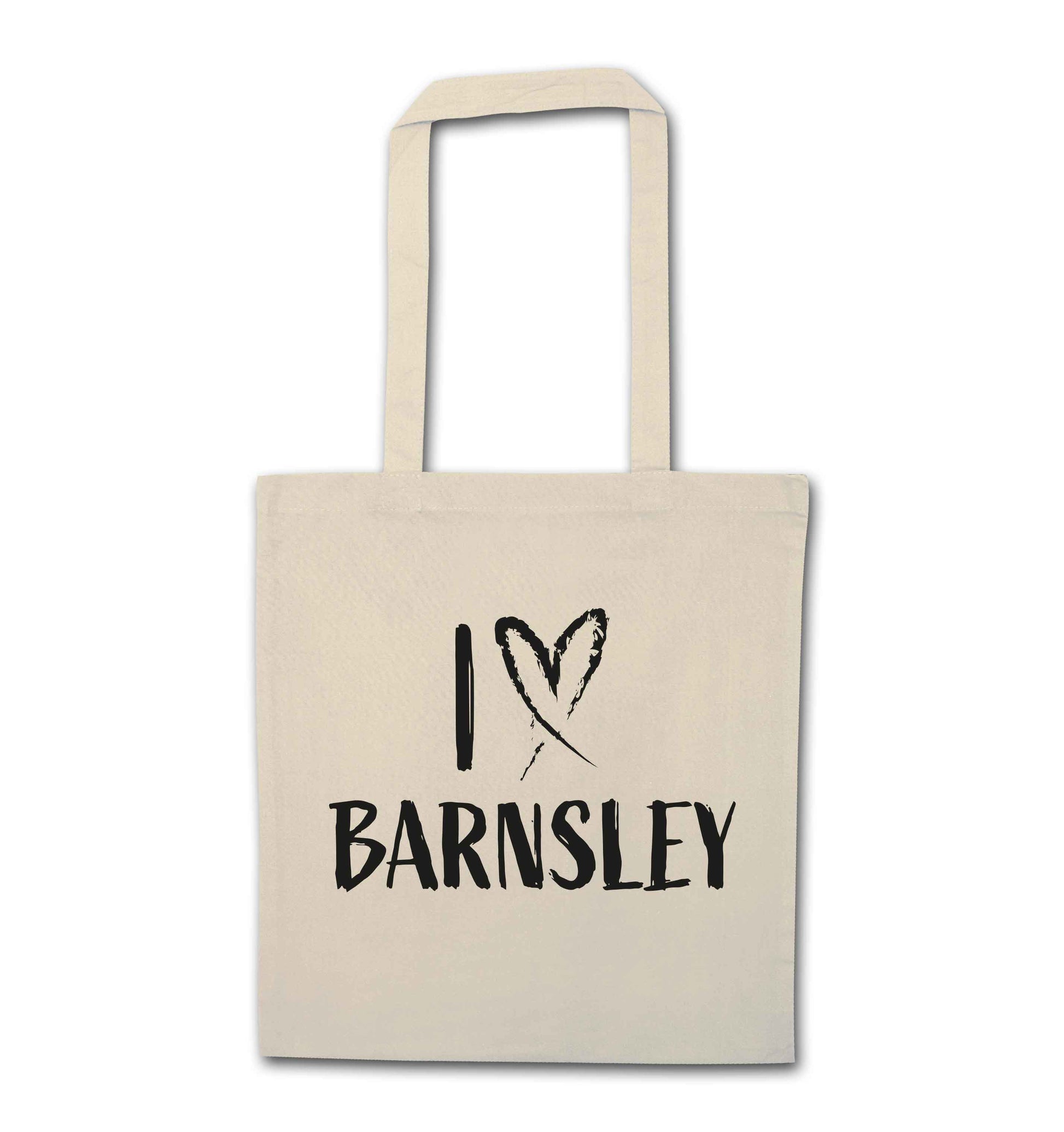 I love Barnsley natural tote bag