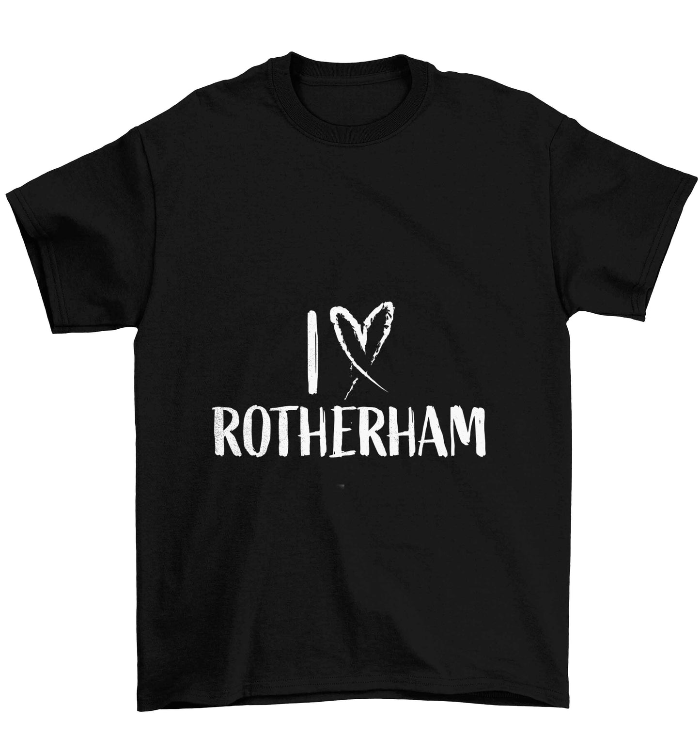 I love Rotherham Children's black Tshirt 12-13 Years