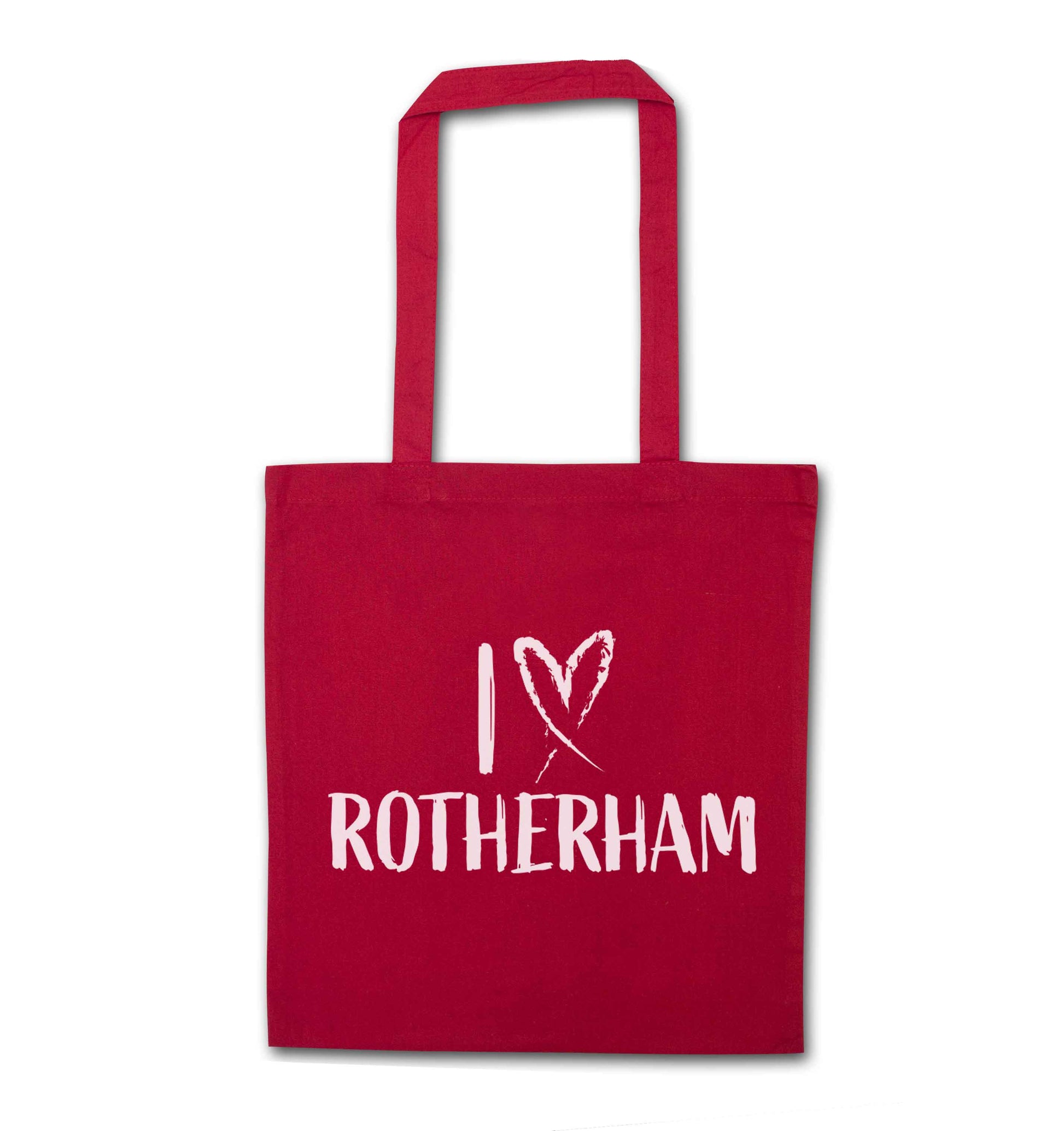 I love Rotherham red tote bag