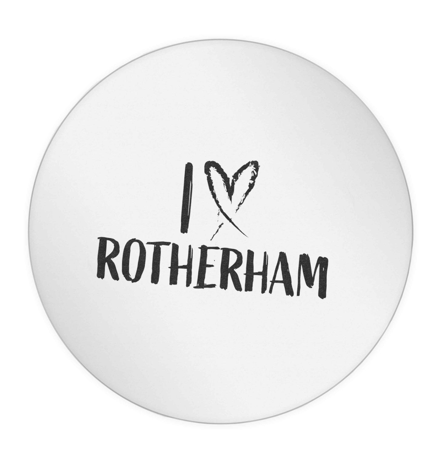 I love Rotherham 24 @ 45mm matt circle stickers