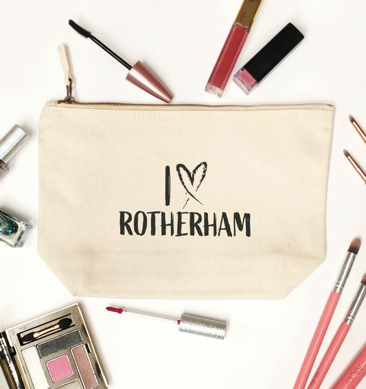 I love Rotherham natural makeup bag