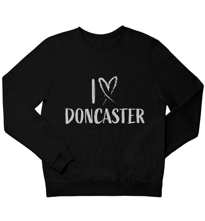 I love Doncaster children's black sweater 12-13 Years